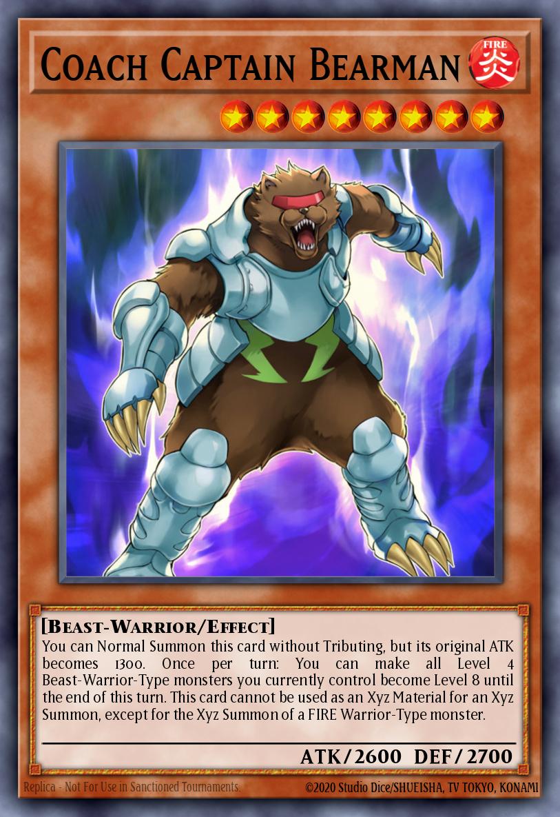Bearman Capitaine Entraîneur