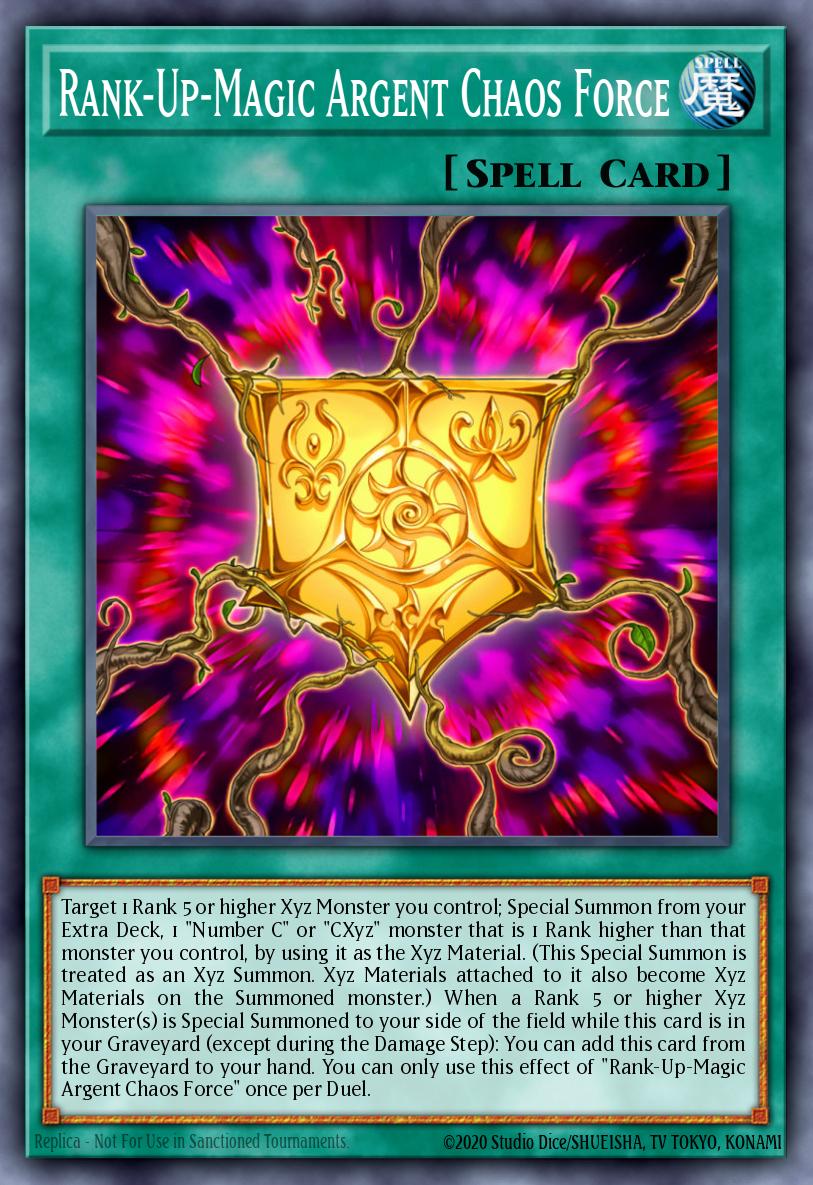 Force Chaos d'Argent Magie-Rang-Plus