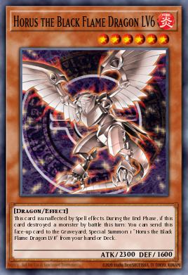 Horus Dragon de la Flamme Noire LV6