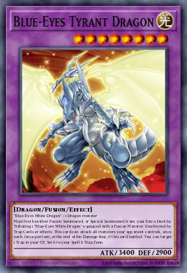 Dragon Tyran aux Yeux Bleus
