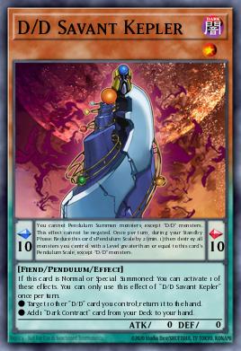 D/D Savant Keplerée