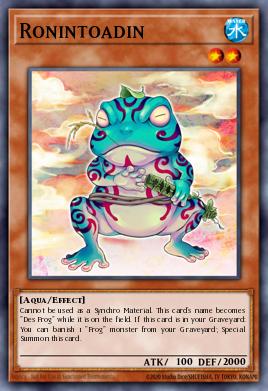 Crapaud Samouraï
