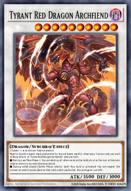 Tyran Dragon Rouge Archdémon