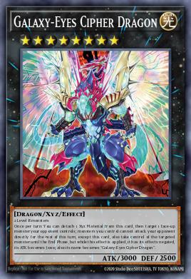 Dragon Cipher aux Yeux Galactiques