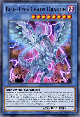 Dragon du Chaos aux Yeux Bleus