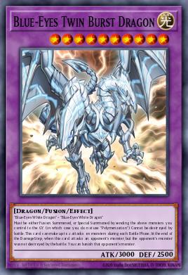 Dragon Jumelé d'Explosion aux Yeux Bleus