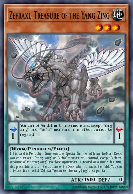 Zefraxi, Trésor du Yang Zing