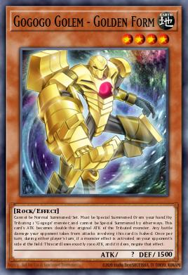 Golem Gogogo - Forme Or