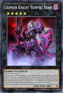 Bram Chevalier Vampire Cramoisi