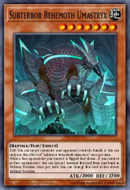Umastryx Subterreur Béhémoth