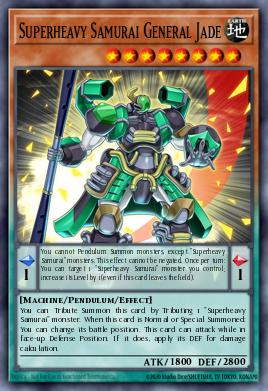 Général Samouraï Supralourd de Jade