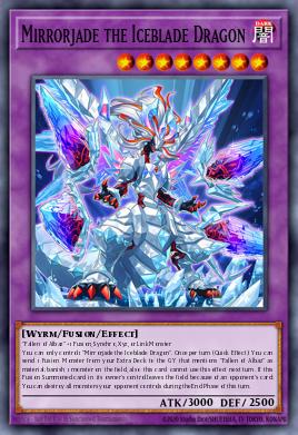 Miroirjade le Dragon de la Lame de Glace