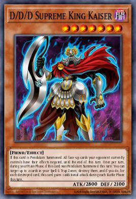D/D/D Kaiser, Roi Suprême