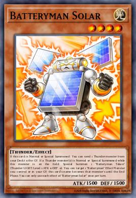 Homme-Batterie Solaire