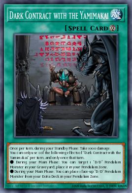Contrat des Ténèbres avec le Yamimakai