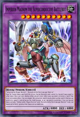 Imperion Magnum le Bot de Combat Supraconducteur