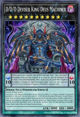 D/D/D Roi Planificateur Deus Machinex