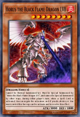 Horus Dragon de la Flamme Noire LV8
