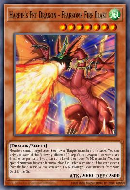Dragon de Harpie - Souffle de Feu Terrible