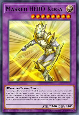 Koga, HÉROS Masqué