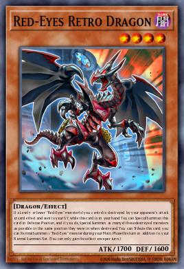 Dragon Rétro aux Yeux Rouges