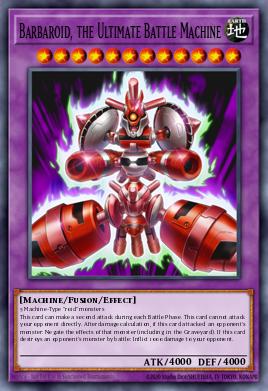 Barbaroid, l'Ultime Machine de Guerre
