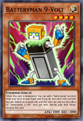 Homme-Batterie 9V