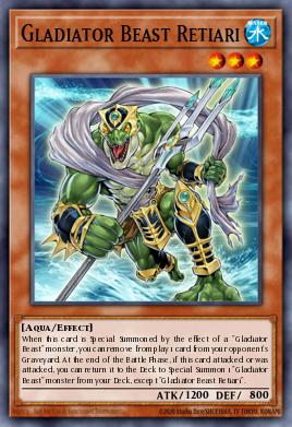 Retiarius, Bête Gladiateur