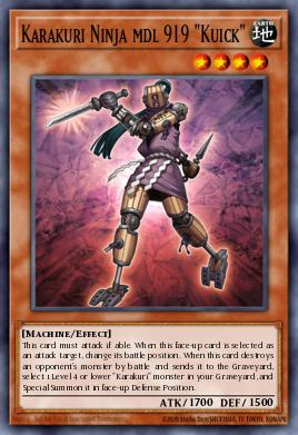 Karakuri 919 "Kuick" le Ninja