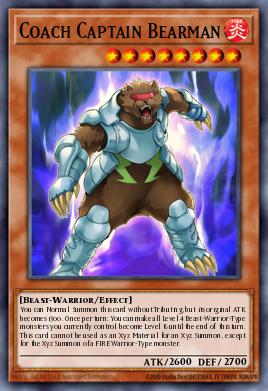 Bearman Capitaine Entraîneur