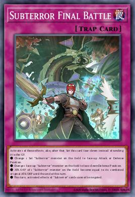 Combat Final Subterreur