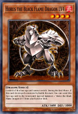 Horus Dragon de la Flamme Noire LV4