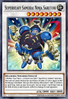 Ninja Sarutobi Samouraï Supralourd