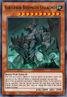 Stalagmo Subterreur Béhémoth