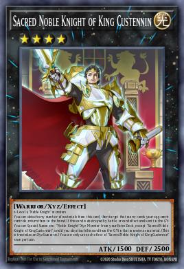 Chevalier Noble Sacré de Custennin le Roi