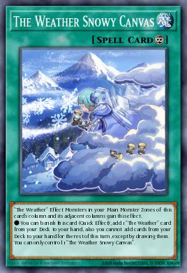 Peinture Neigeuse Météorologique