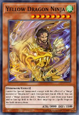 Ninja Dragon Jaune