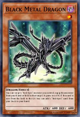 Dragon de Métal Noir