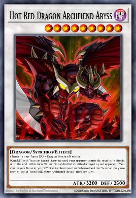 Bouillant Dragon Rouge Archdémon des Abysses