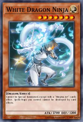 Ninja Dragon Blanc
